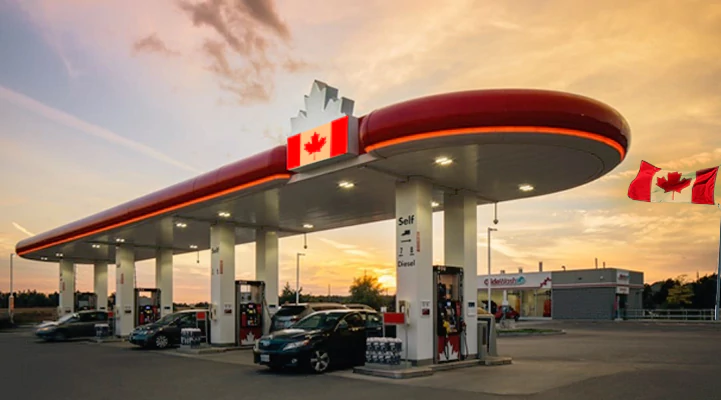 راه‌ اندازی پمپ بنزین در کانادا