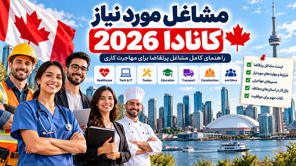 مشاغل مورد نیاز کانادا 2026؛ لیست کامل مشاغل موردنیاز